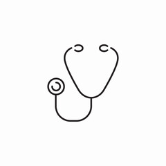 Stethoscope icon vector sign