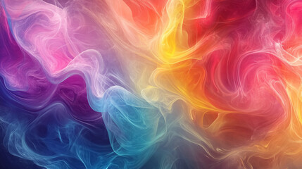 Fototapeta premium A vibrant, colorful abstract background.