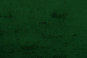Deep green wall old paint background texture of plaster and grey cement