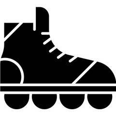 Roller Skate icon single vector illustration
