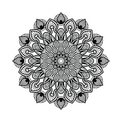 Hand-Drawn New stylish ethnic, ornamental, tribal, healing,flower Mandala Art Intricate Designs for Mindfulness & Creativity