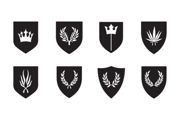 Fototapeta premium Elegant Heraldic Shield Emblems