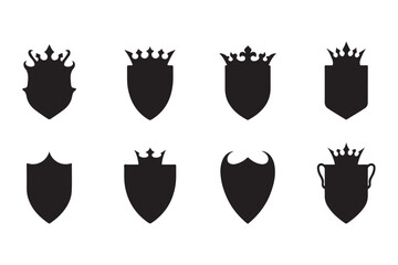 Obraz premium Elegant Heraldic Shield Emblems