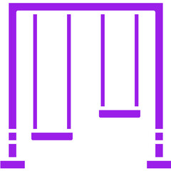 Swing icon single vector illustration