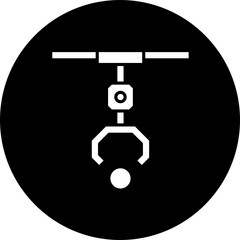 Claw Machine icon single vector illustration