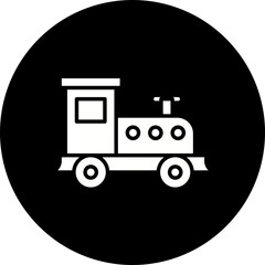 Toy Train icon single vector illustration