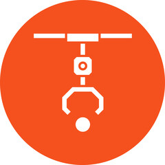Claw Machine icon single vector illustration