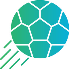 Football icon single vector illustration