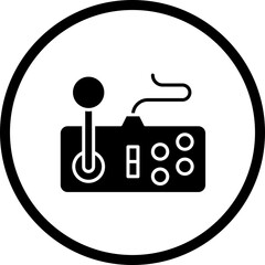 Joystick icon single vector illustration