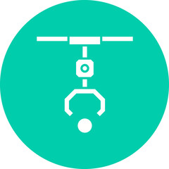Claw Machine icon single vector illustration