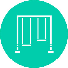 Swing icon single vector illustration