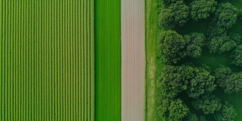 Eco-Chic Agricultural Field Precision Irrigation and Sensor Array for Smart Farm Management - Sustainable Crop Monitoring and Green Tech Integration