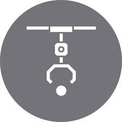 Claw Machine icon single vector illustration