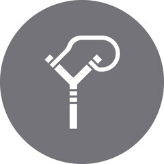 Slingshot icon single vector illustration