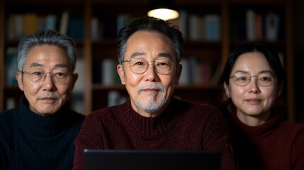 Warm Tech Integration Korean Senior Digital Literacy Workshop in a Cozy Library - Enhancing Social Connectivity and Tech Empowerment for Diverse, Mature Learners