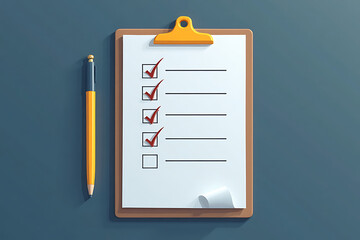 clipboard with checklist