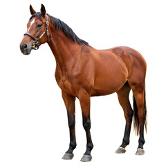 Obraz premium horse isolated on white background