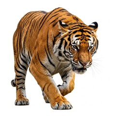 Obraz premium tiger isolated on white background