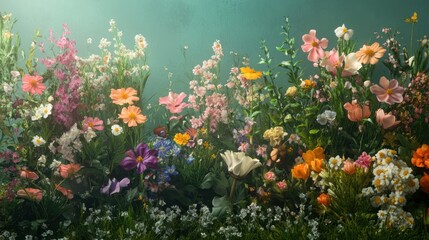 Enchanted Garden: A Symphony of Blossoms