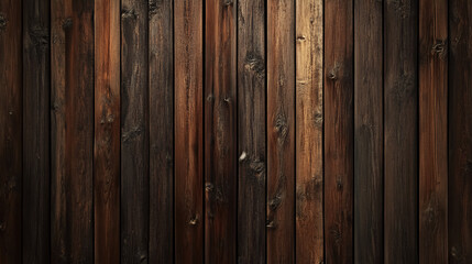Fototapeta premium Dark wood background for a rustic appearance.