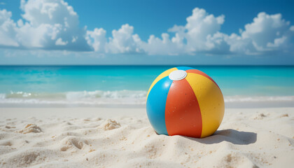 beach ball on the beach