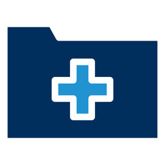 Folder Blue Color Icon