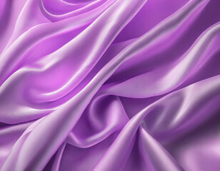 Obraz premium 光沢のある紫色のシルク風背景素材。AI生成画像。