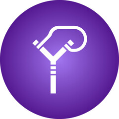 Slingshot icon single vector illustration