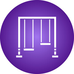 Swing icon single vector illustration