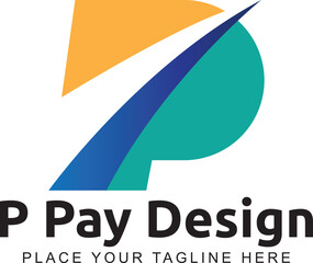 Letter P Logo design collection for finance and business investment