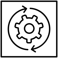 Automation Line Icon Style