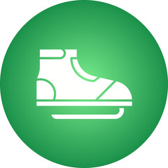 Skate icon single vector illustration