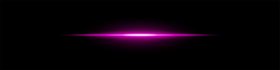 A vibrant purple light streak glows against a dark black background, creating a futuristic and high-tech abstract visual effect.