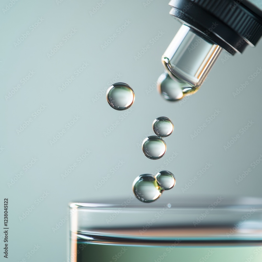 Aufkleber microfluidic innovation precision biofuel droplet analysis with glass slide and lens - advancing sus