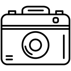 Camera Line Icon Style