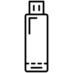 UsbDrive Line Icon Style