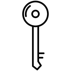 Key Line Icon Style