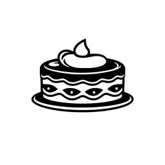 A delectable cake, layered with creamy frosting and adorned with delightful details. Perfect for birthdays, celebrations, or simply satisfying a sweet craving.