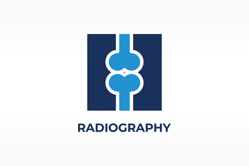 RADIOGRAPHY vector, icon or logo sign isolated symbol illustration