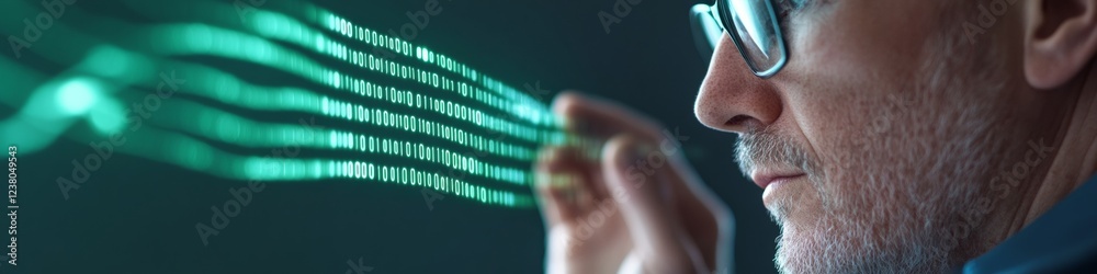 Fototapete Futuristic Sci-Tech Interface Digital Visualization of Particle Collision Simulation in Academic Journal Layout - Enhanced Theoretical Physics Research for Innovative Industry Applications