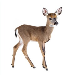 Fototapeta premium Deer isolated on white background for marketing campaigns