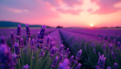 Fototapeta premium lavender field in provence france