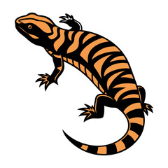 gila monster vector art design