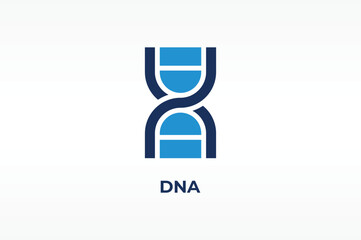 DNA vector, icon or logo sign isolated symbol illustration