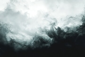 Obraz premium Stormy charcoal and white skies nature photography atmospheric landscape dramatic mood aerial view