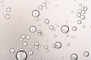 High lighted water bubbles