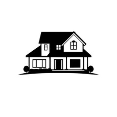 Modern House Exterior Design: A Stylish Suburban Home.  This image showcases a contemporary home design, perfect for real estate and architecture websites.