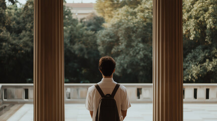 Visiting a Museum to Explore City History and Culture