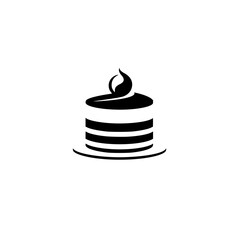 Elegant Layered Cake with Candle: A Delicious Birthday Treat. Perfect for celebrations and sweet moments. Indulge in this decadent dessert.