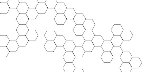 Background with hexagons . Abstract background with lines . white texture background . hexagon abstract background. Surface polygon pattern with glowing hexagon paper texture and futuristic business.